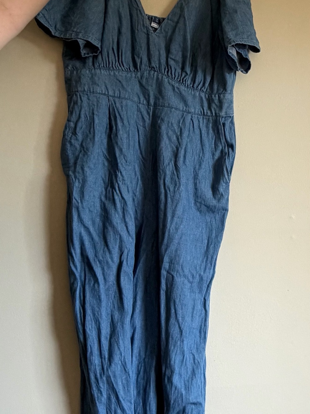 Old Navy Denim V-Neck Women's Jumpsuit